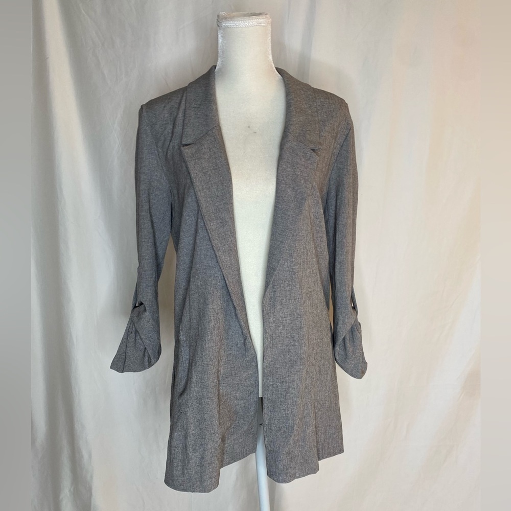 Urban heritage Women grey long blazer size S